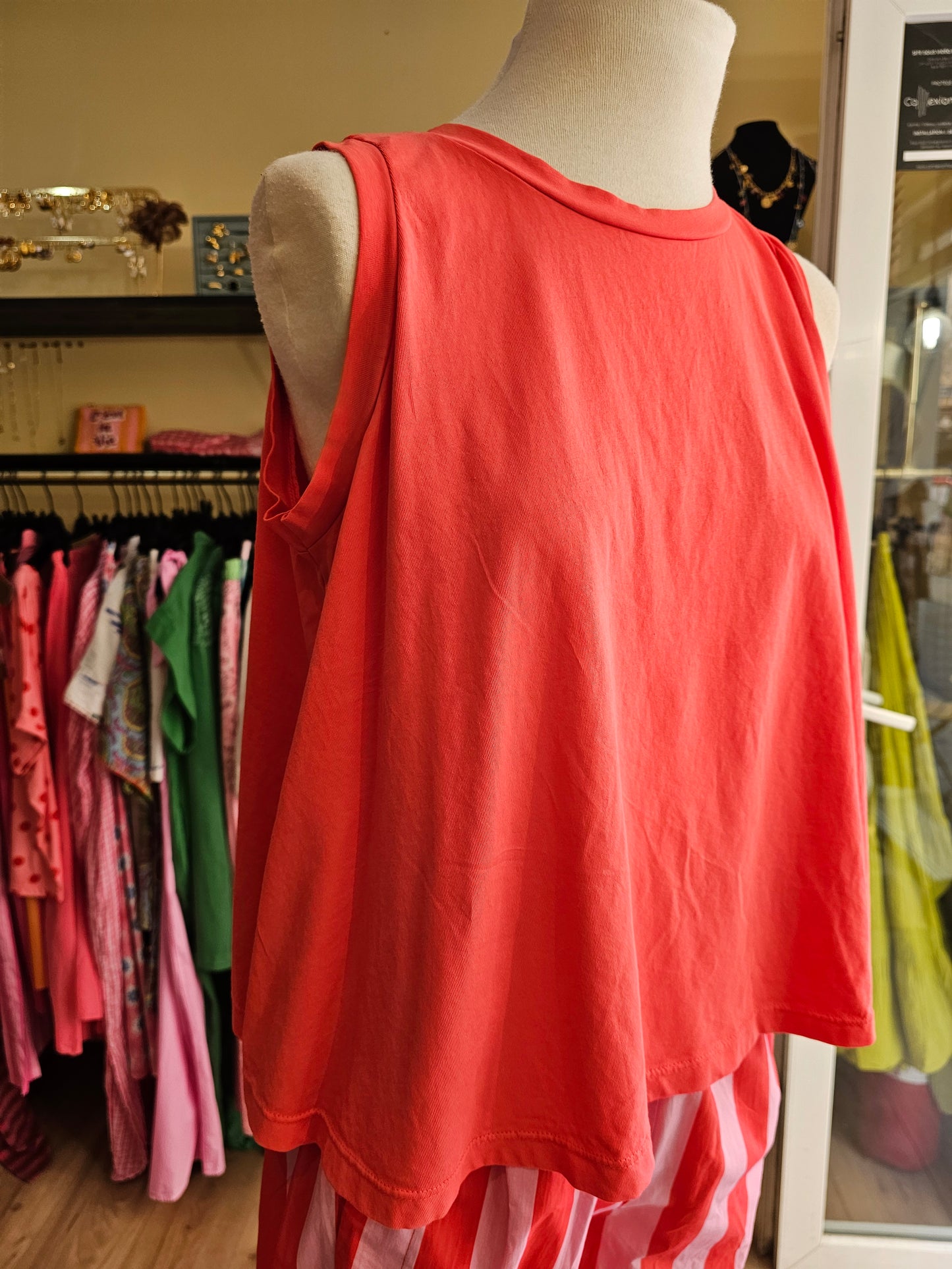 Debardeur biba rouge johanna Paris
