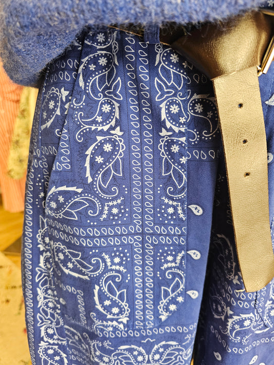 Pantalon barrel bandana