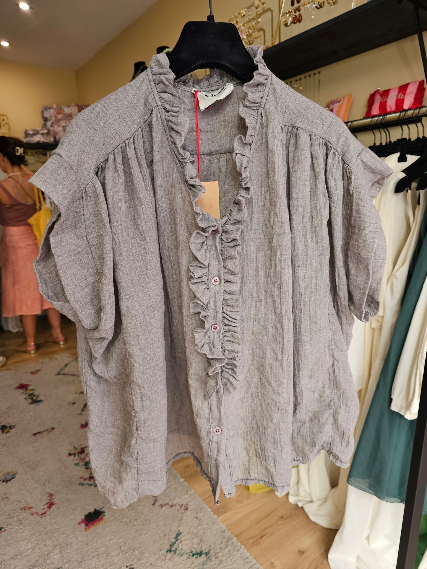 Top gris Johanna paris