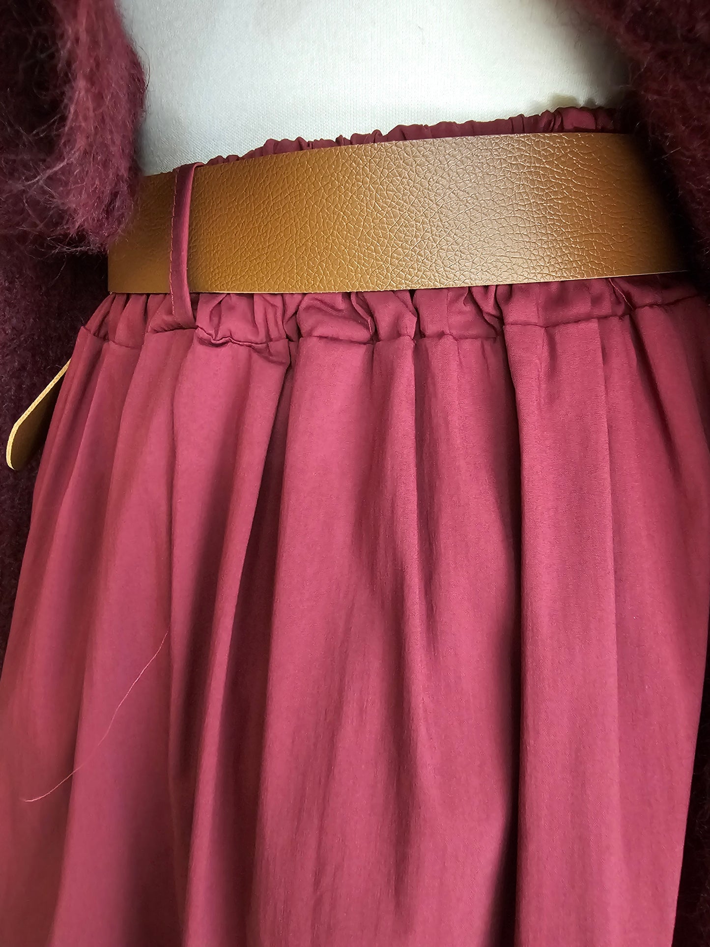 Jupe bordeaux Johanna Paris