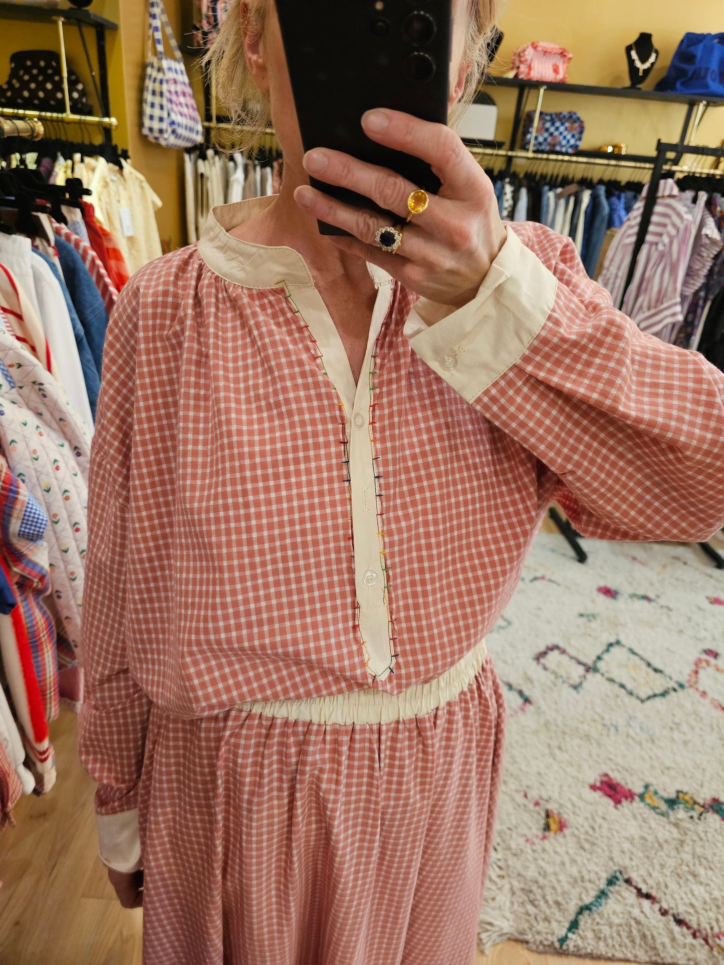 Blouse à carreaux Johanna Paris
