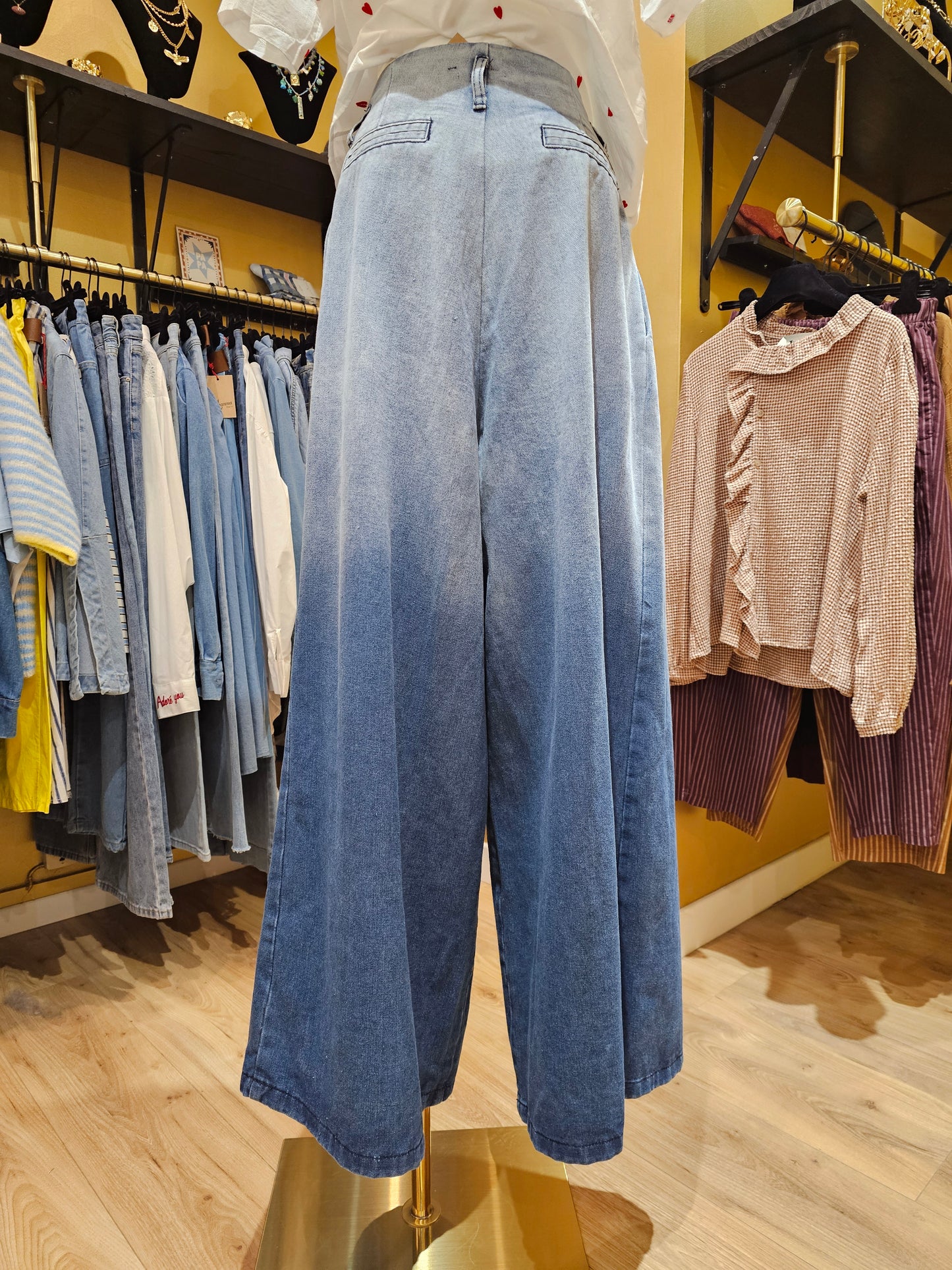 Jeans large dégradé Johanna Paris