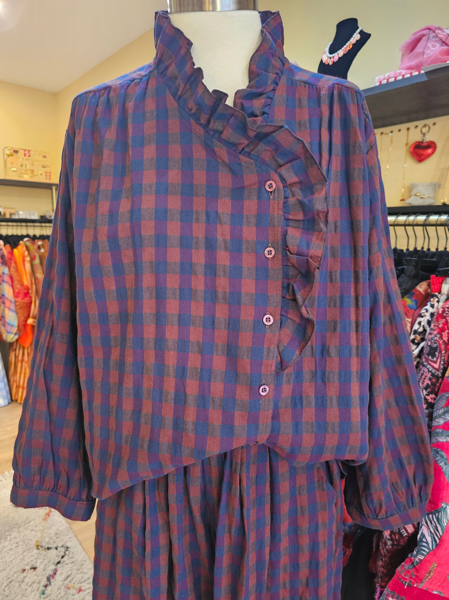 Chemise carreaux Johanna Paris