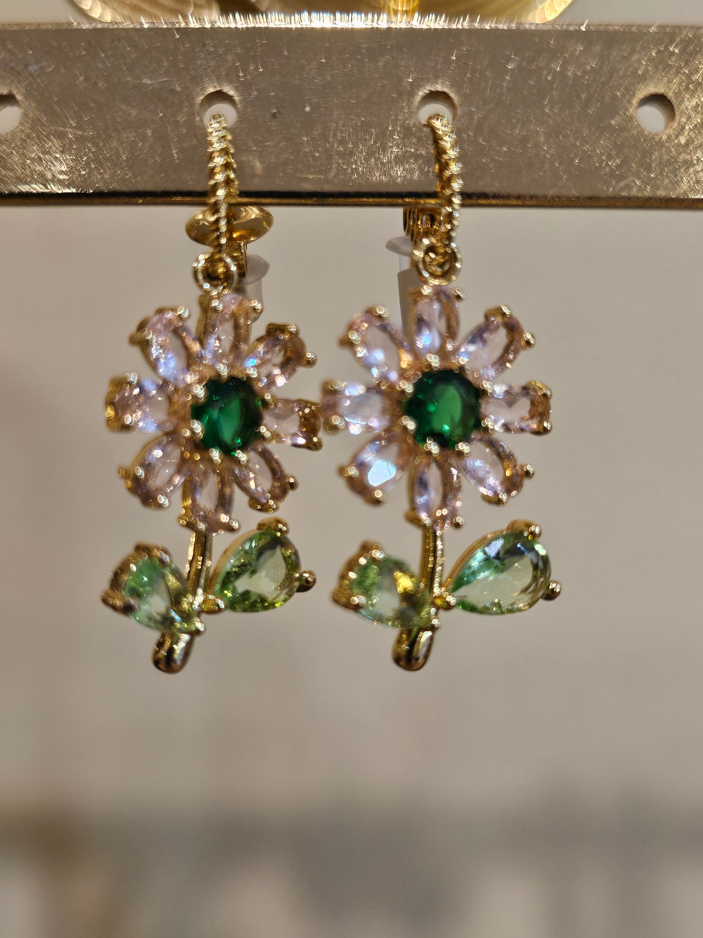 Boucles d'oreille fleurs