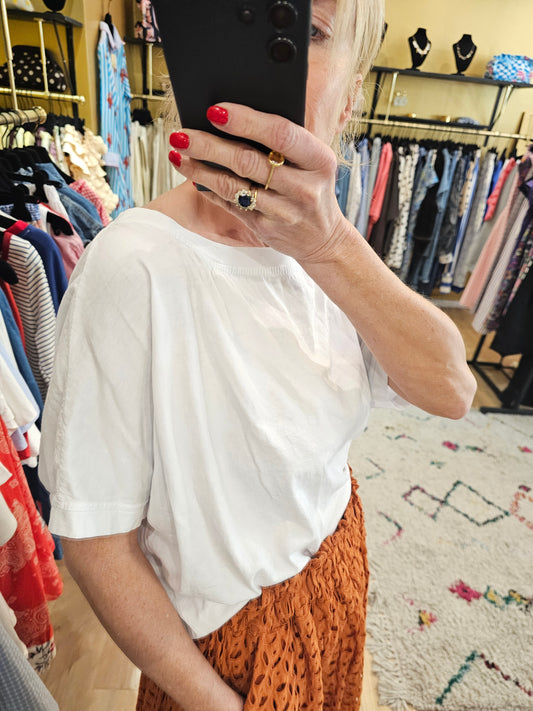 Tshirt biba blanc Johanna Paris