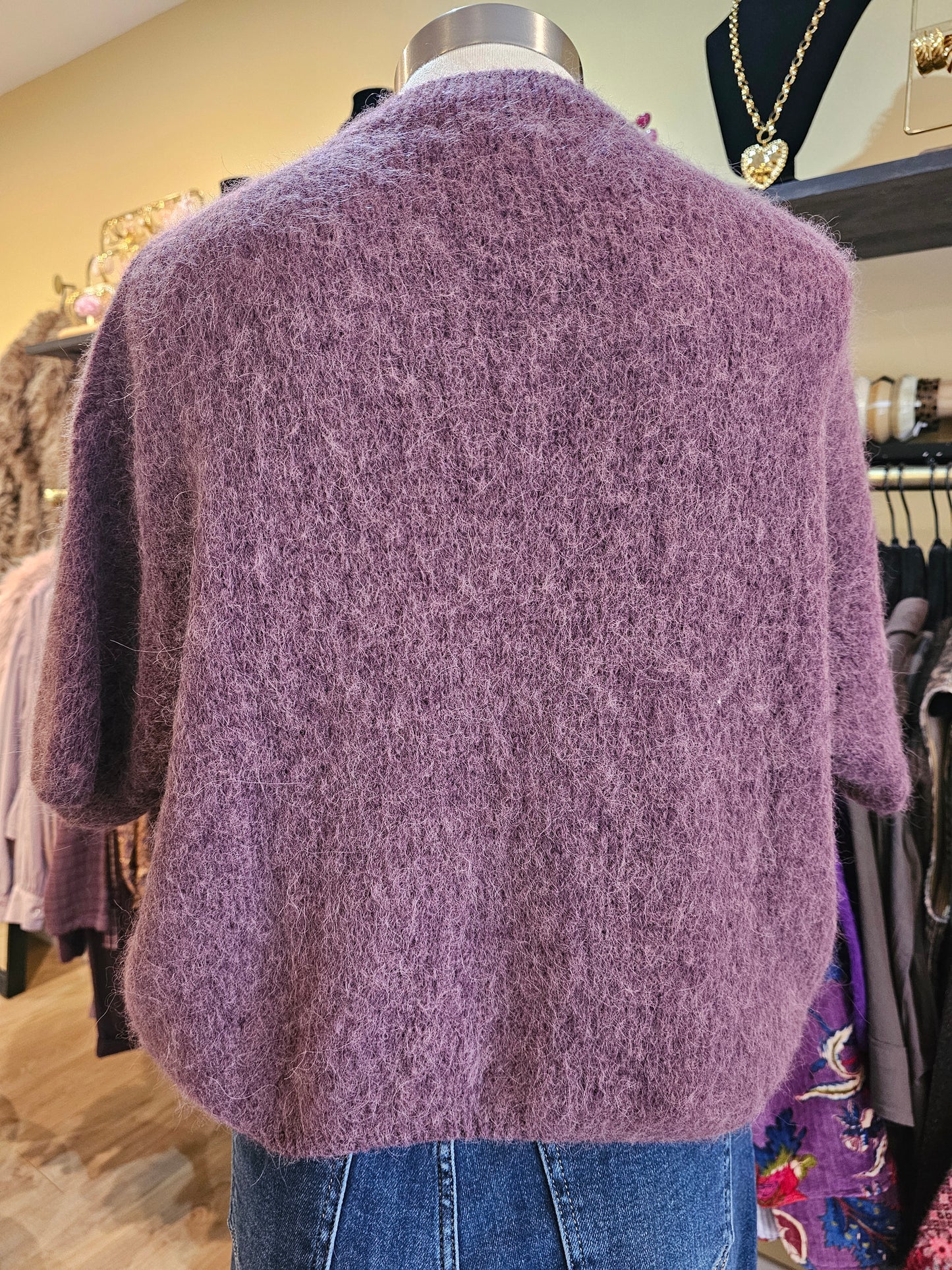 Pull manches courtes Intuition Paris