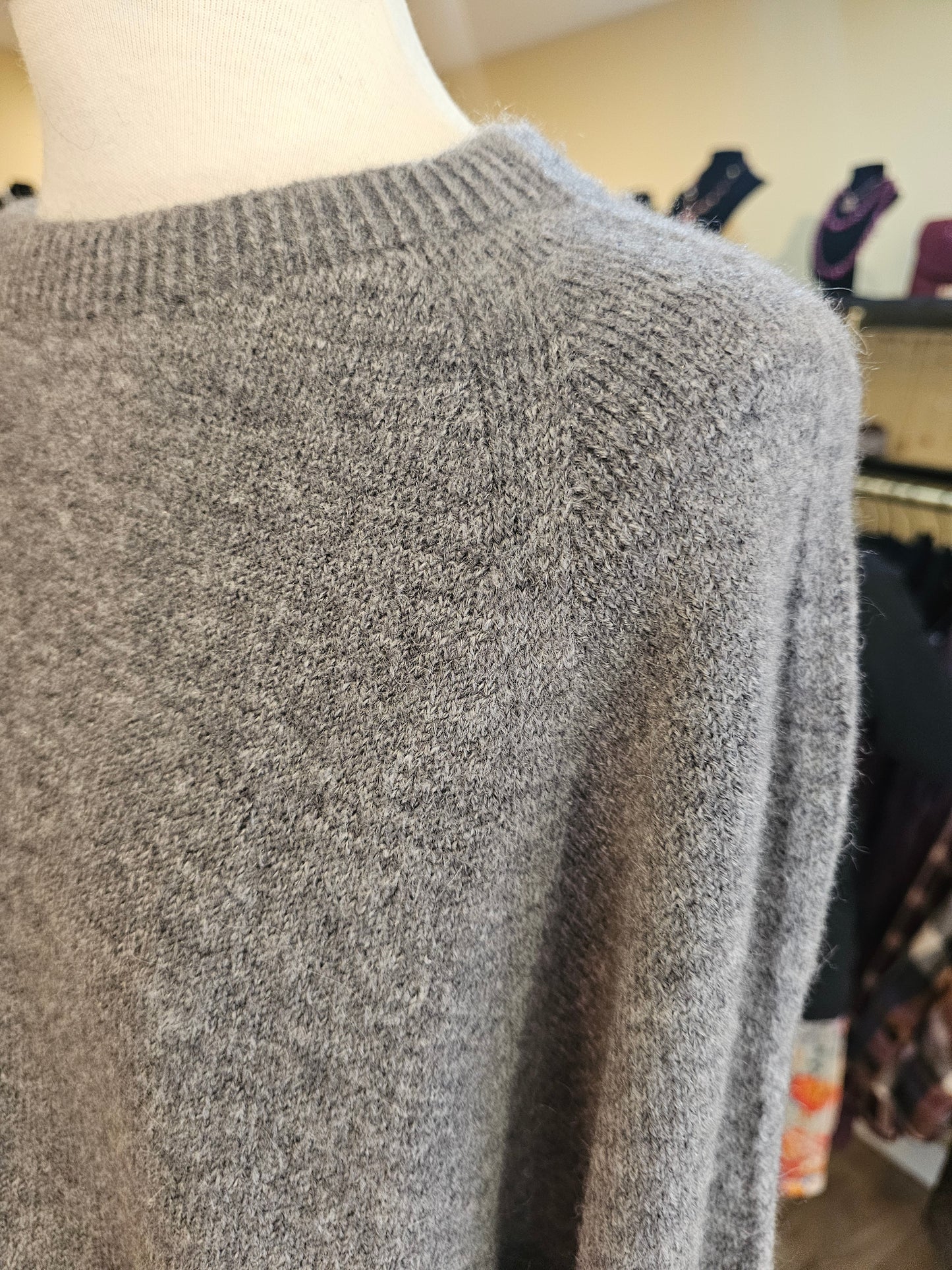 Pull gris Intuition Paris