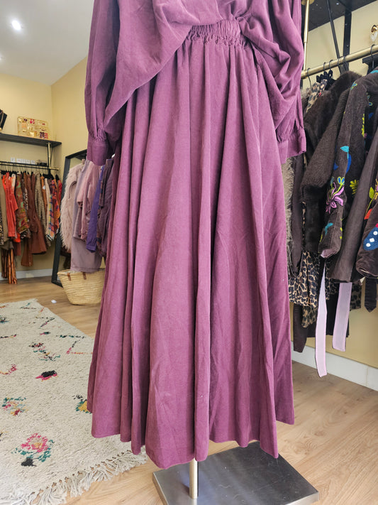 Jupe longue en velours Johanna Paris