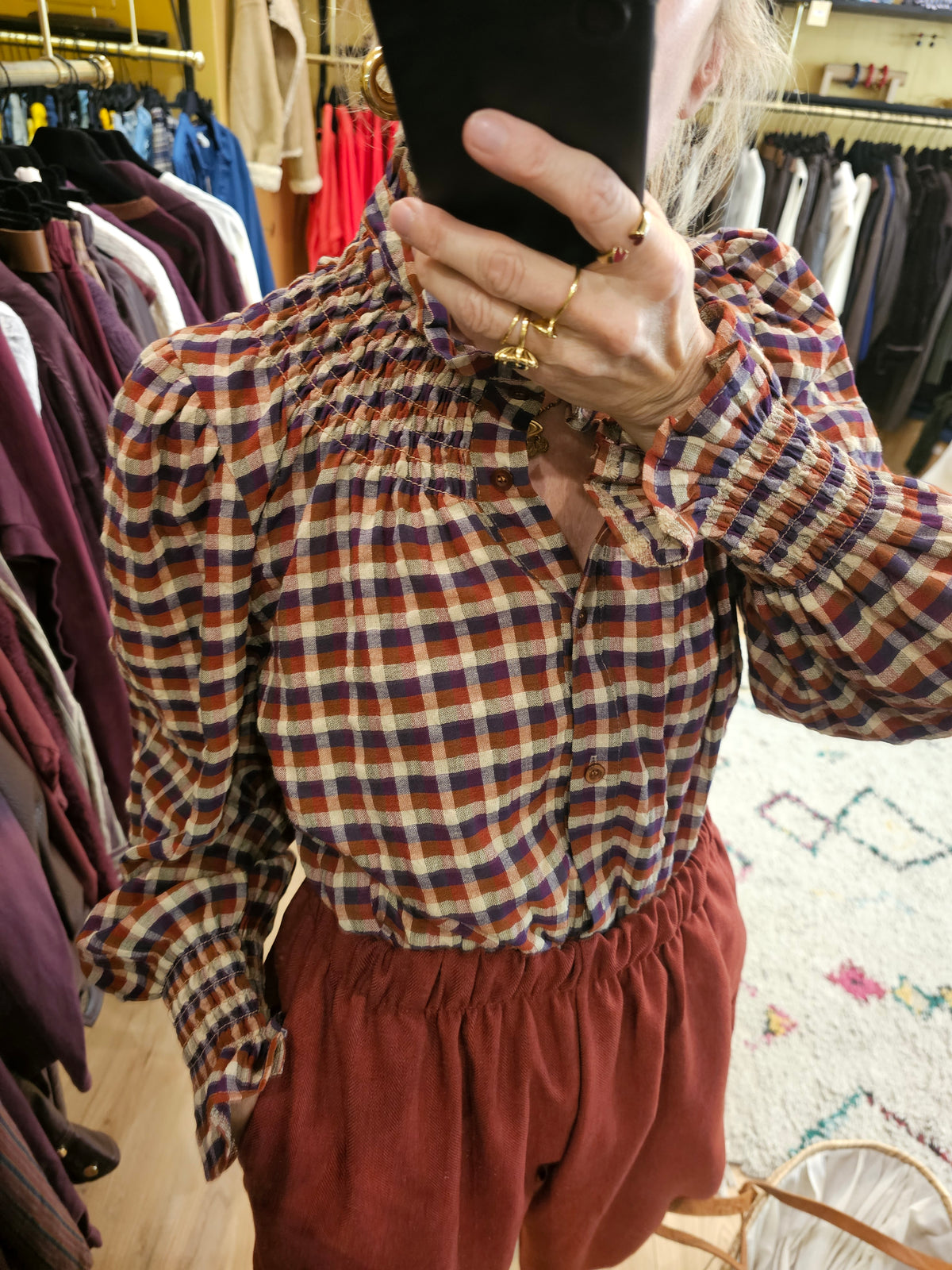 Chemise à carreaux Johanna paris
