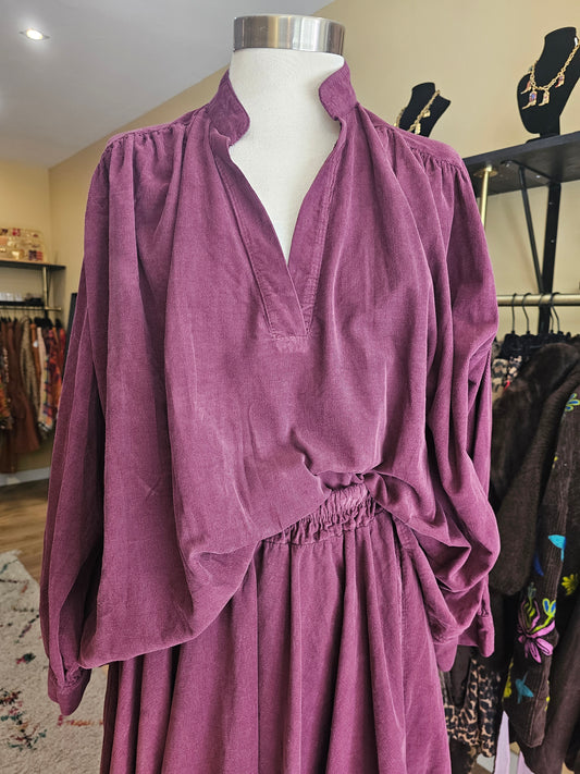 Blouse en velours Johanna Paris