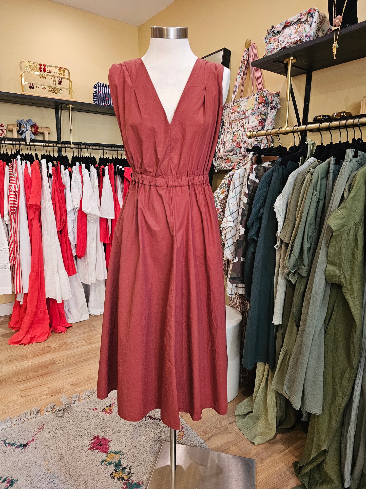 Robe magic terracotta Johanna paris