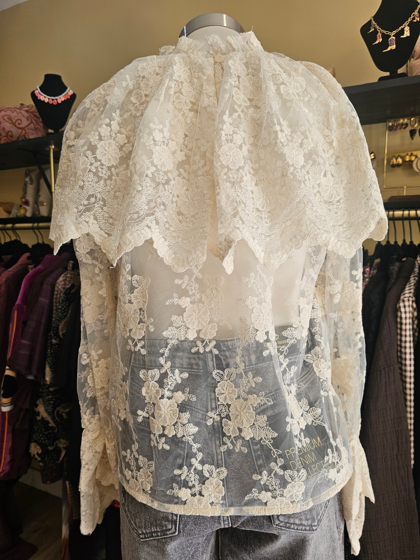 Blouse dentelle