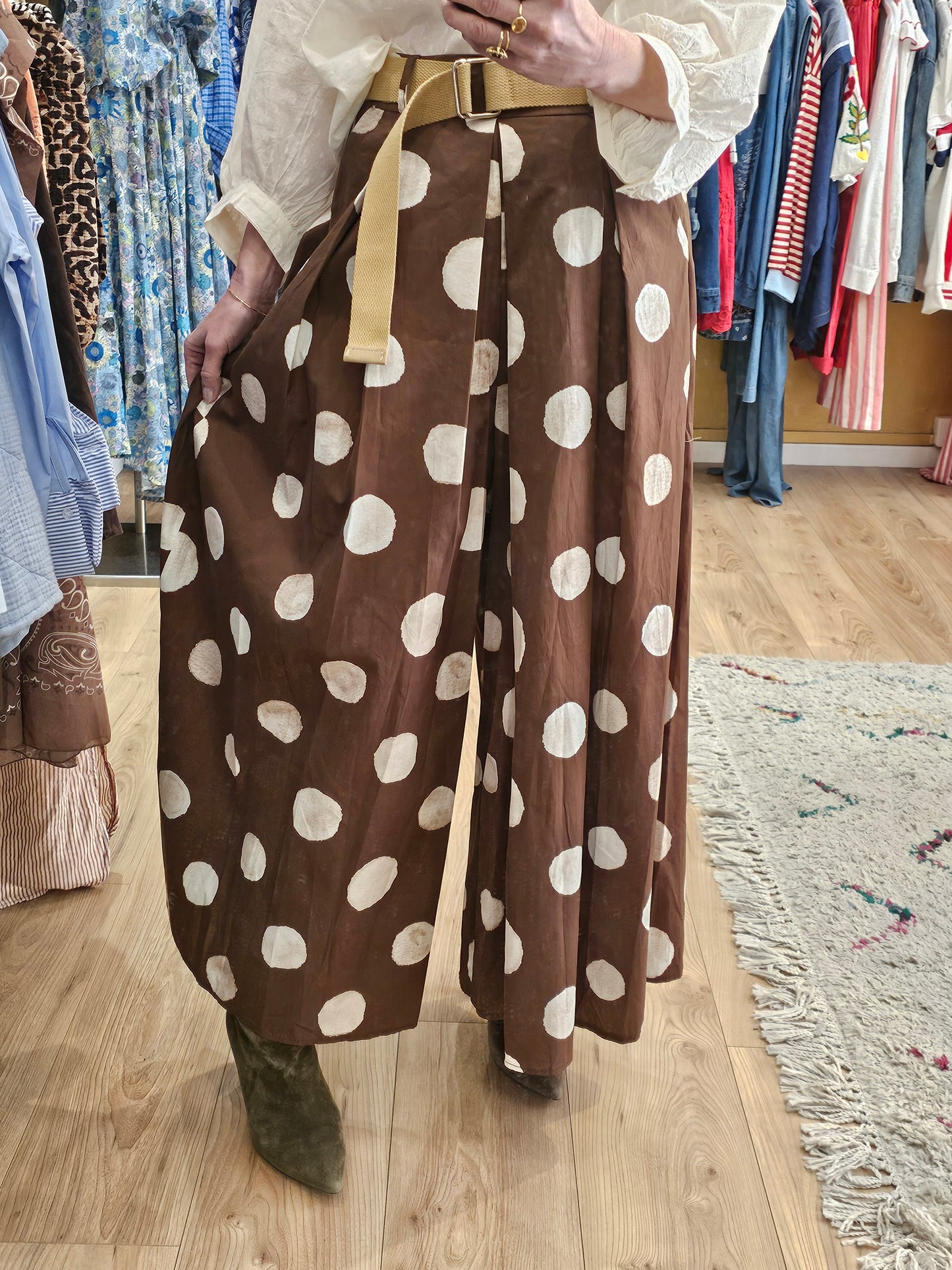 Pantalon à gros pois Johanna Paris