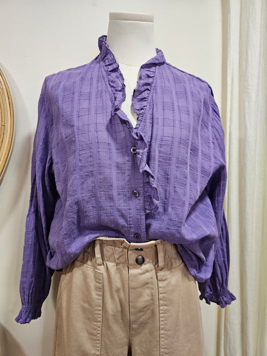 Chemise violette Johanna Paris
