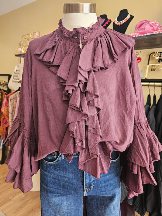 Chemise à volants Johanna Paris