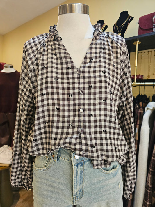 Blouse vichy Johanna Paris