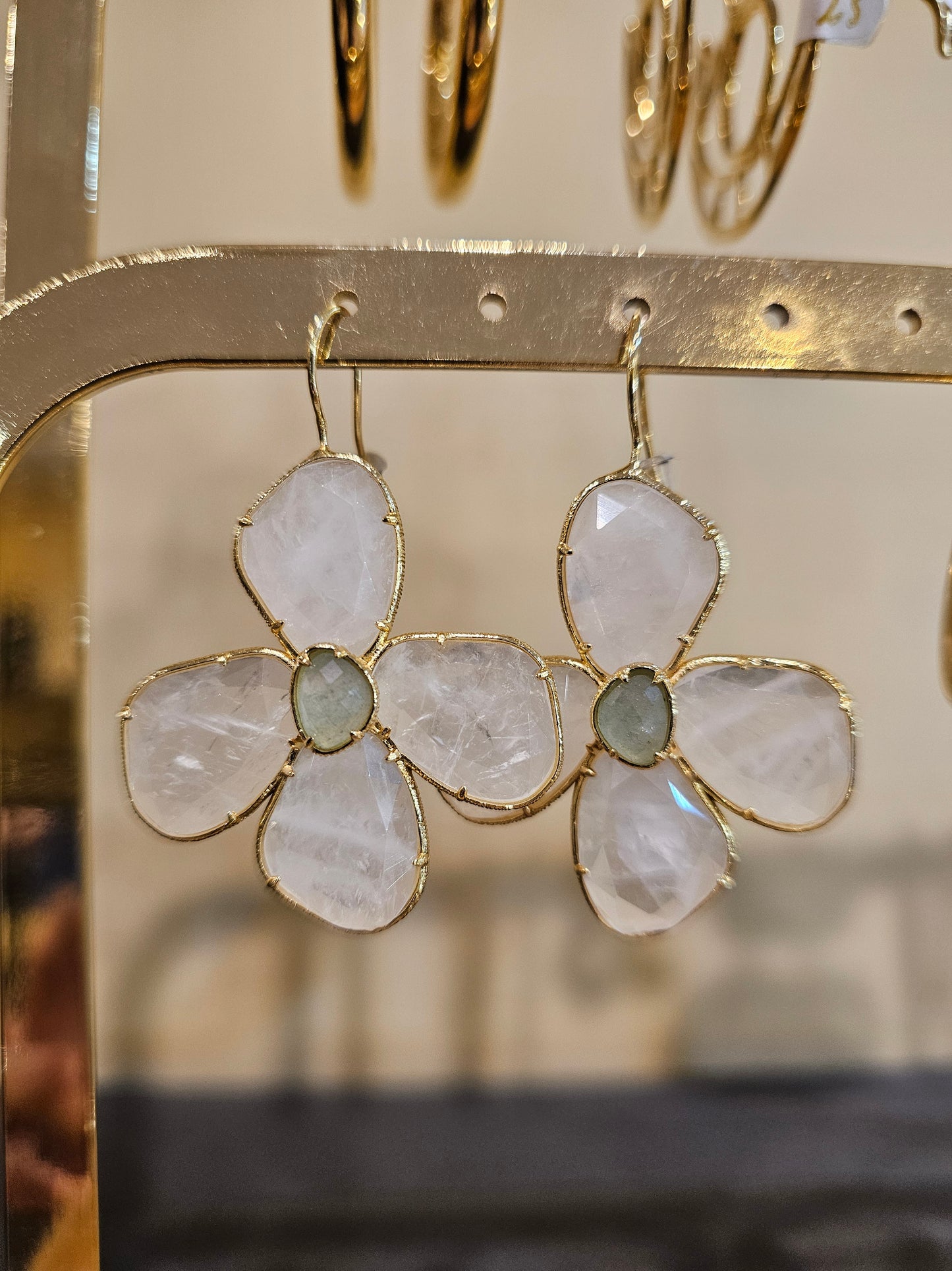 Boucles d'oreille fleurs