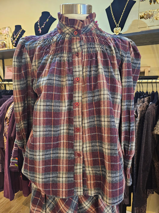 Chemise à carreaux Johanna Paris