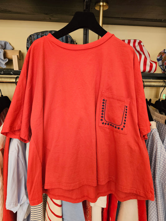 Tshirt rouge Johanna Paris