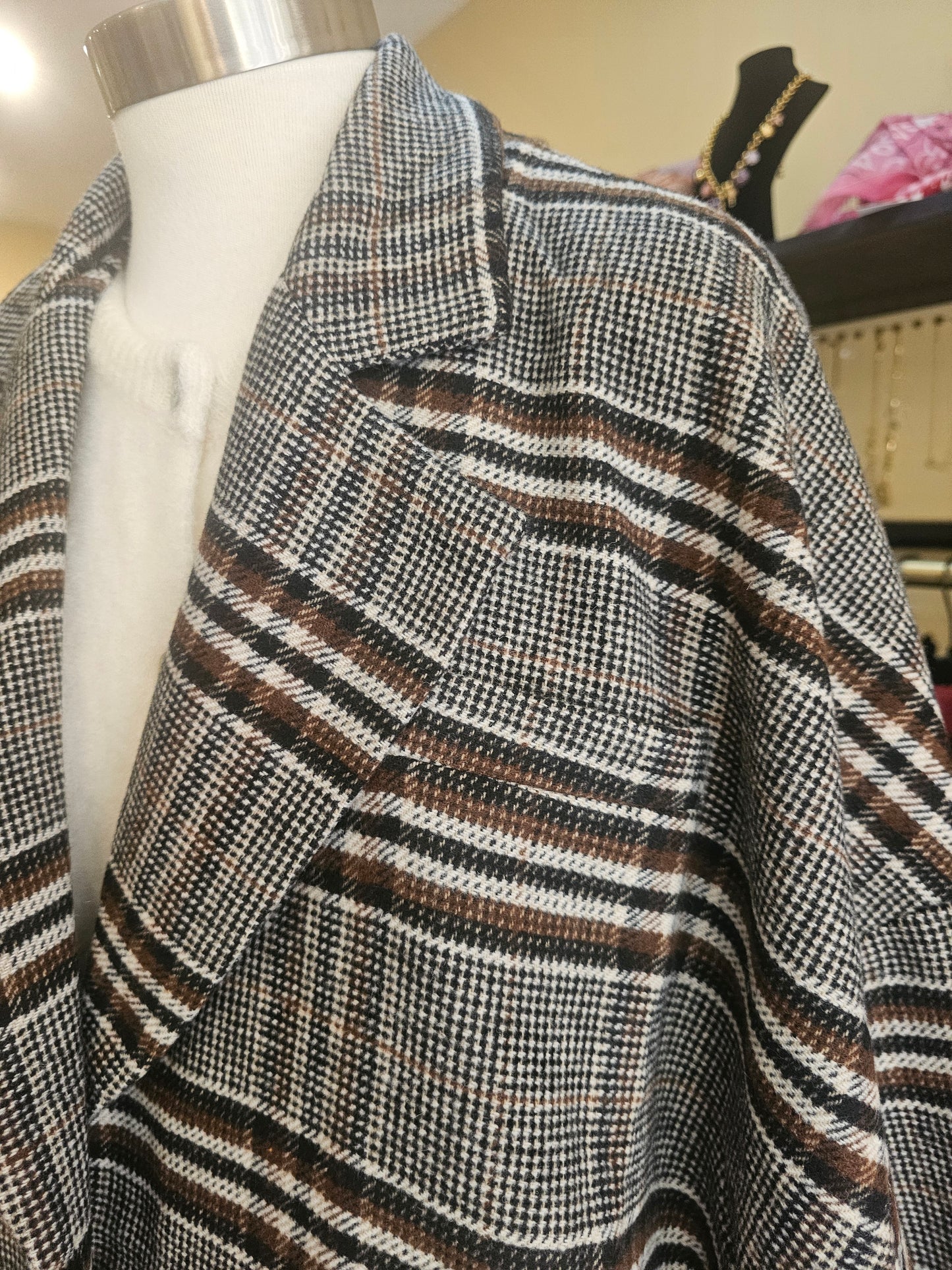 Veste à carreaux Johanna Paris