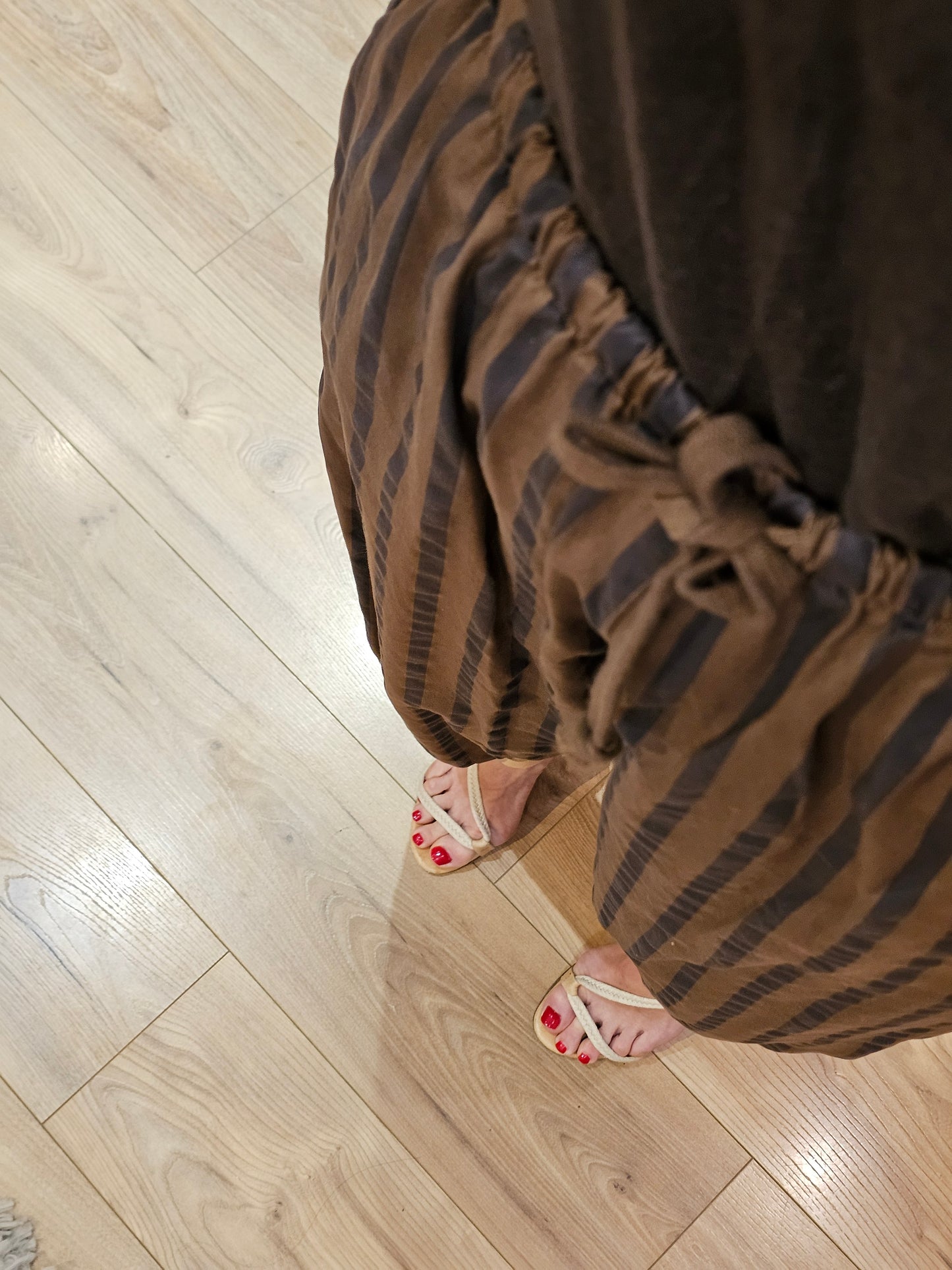 Pantalon rayé barrel Johanna Paris