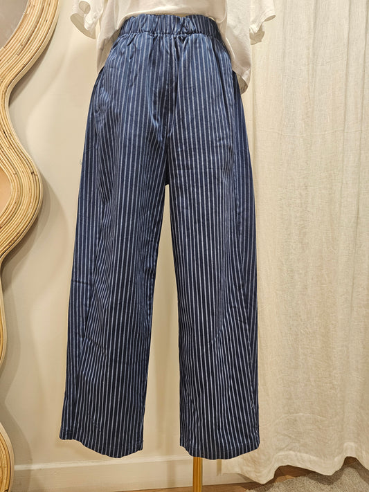 Pantalon magique rayé Johanna Paris