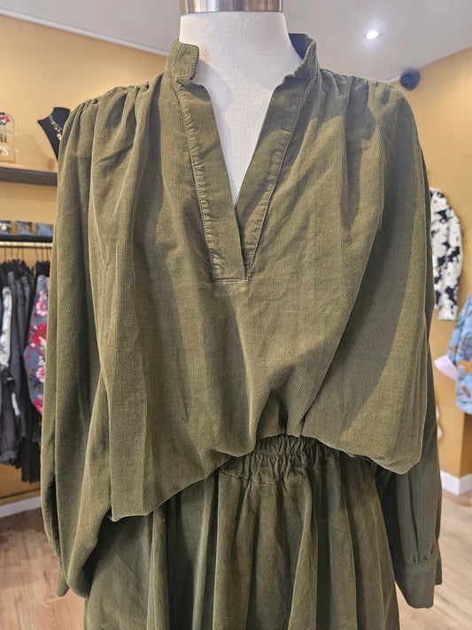 Blouse en velours Johanna Paris