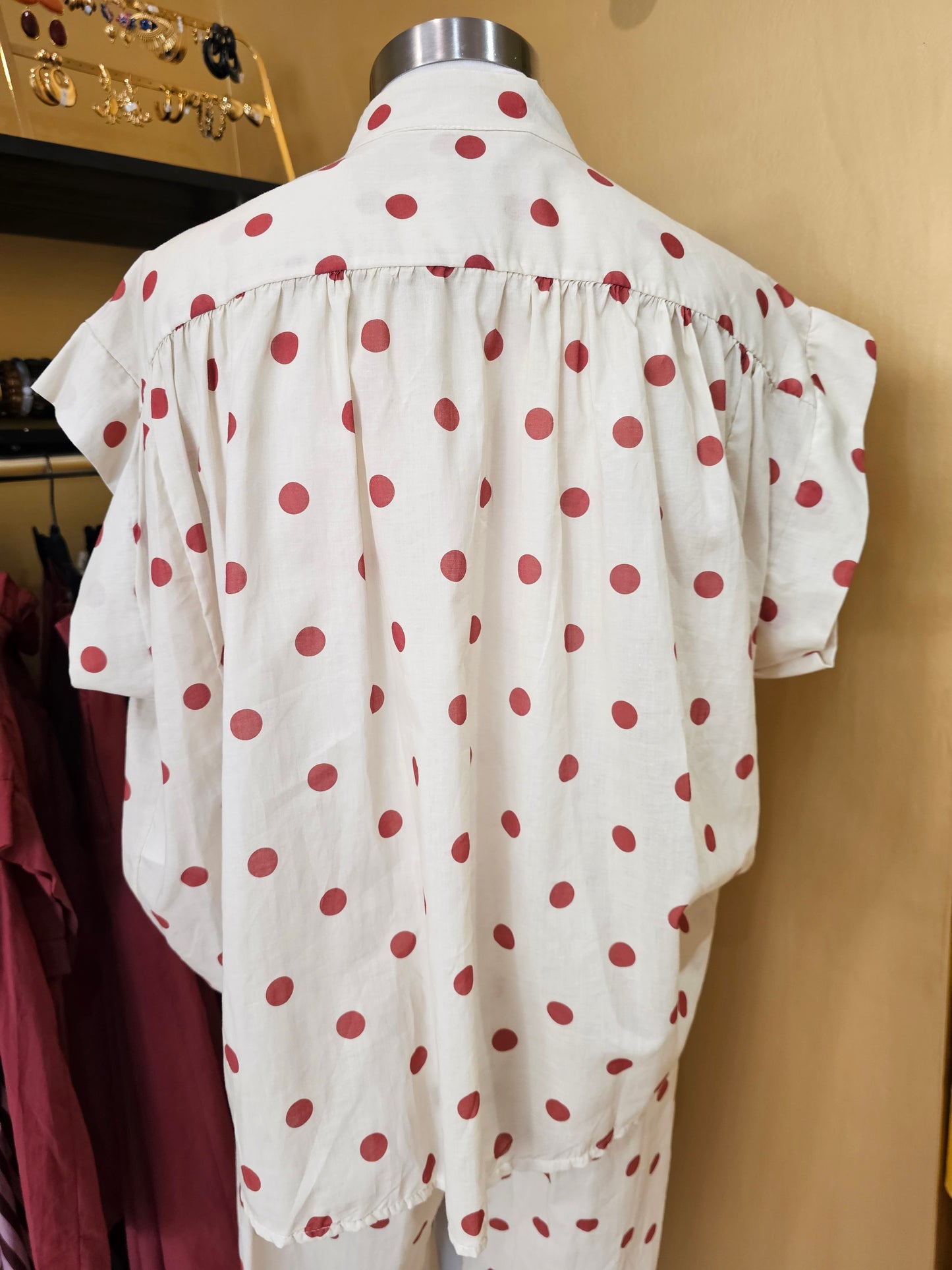 Top à pois Johanna Paris
