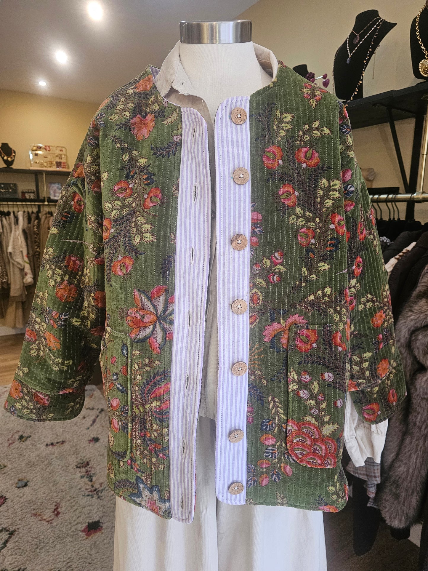 Veste velours The corner