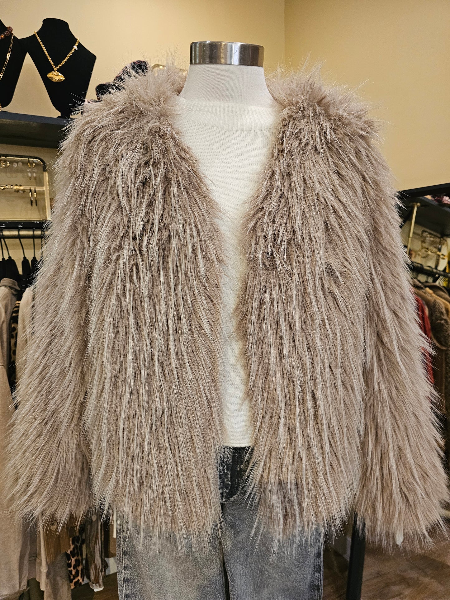 Veste fausse fourrure Johanna Paris