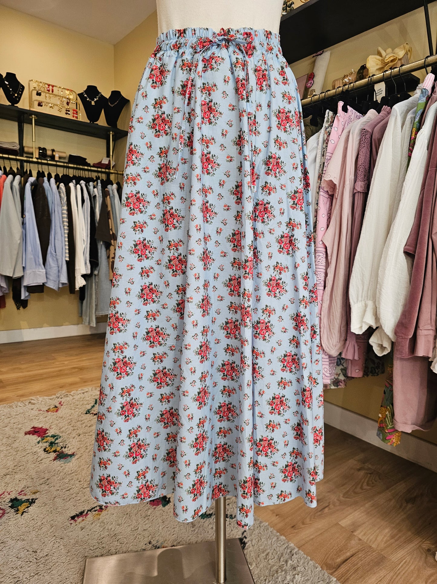 Jupe à fleurs Johanna Paris