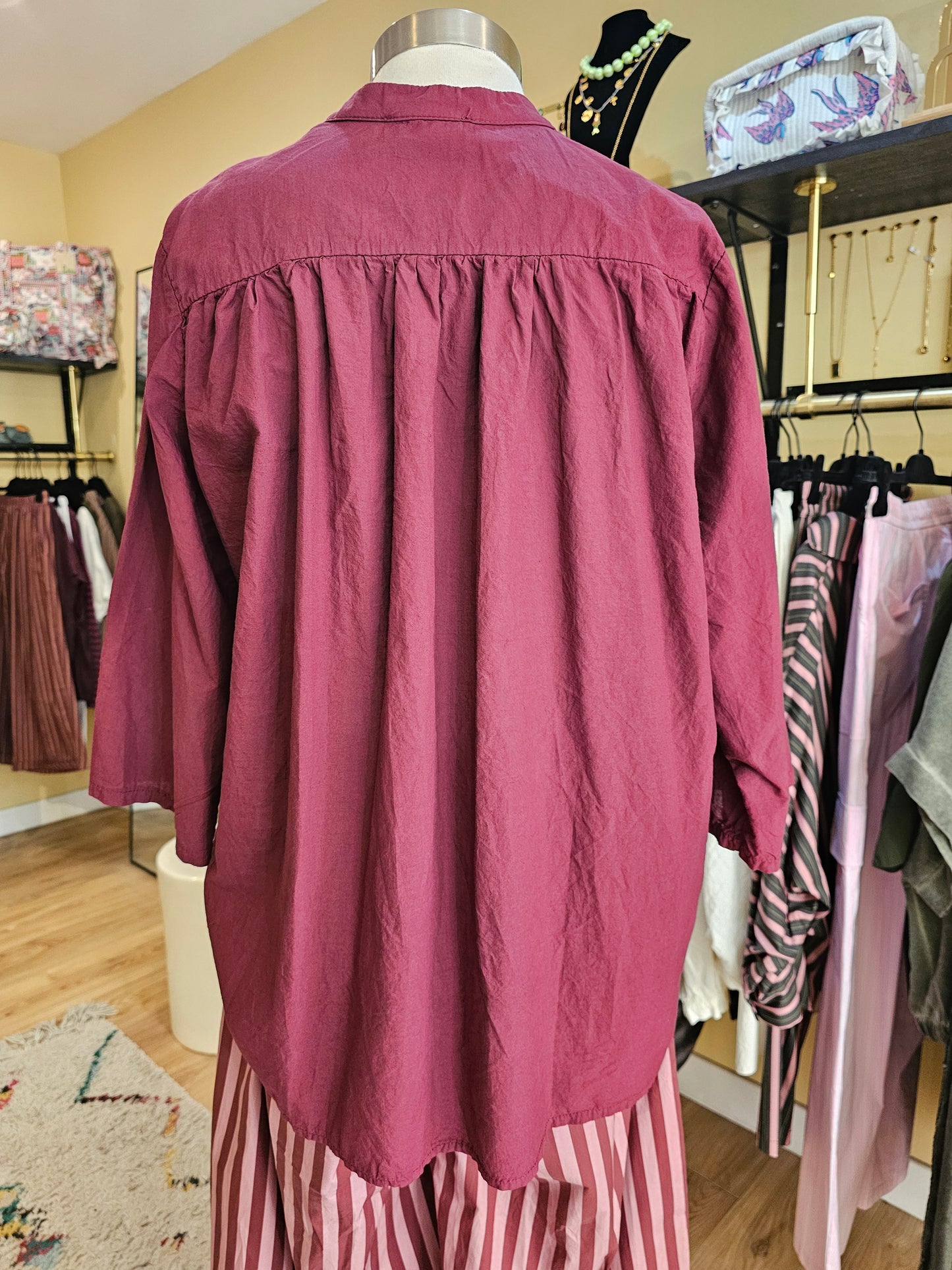 Top prune manches 3/4 johanna paris