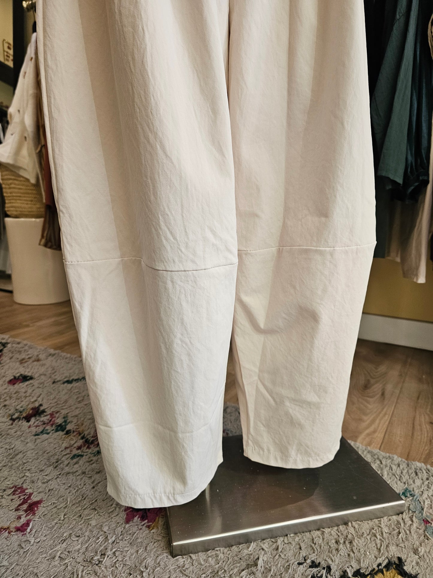 Pantalon large ecru