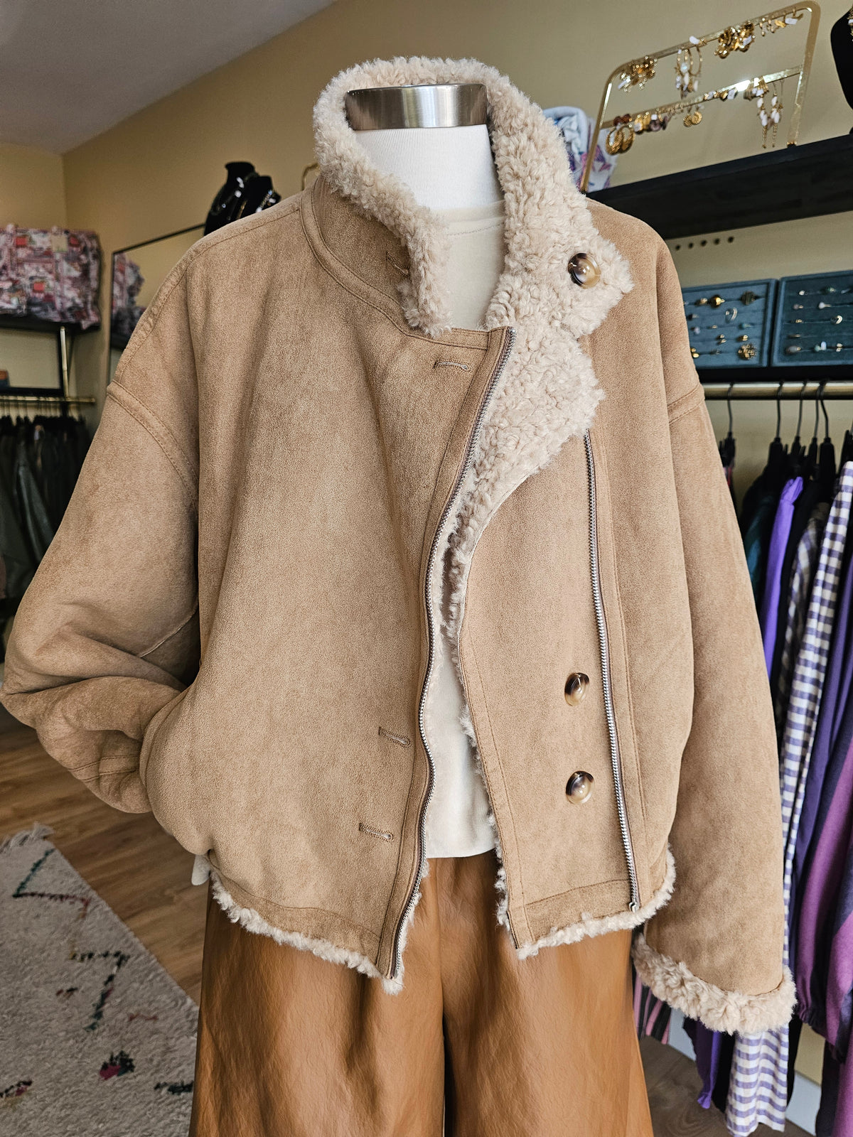 Blouson beige