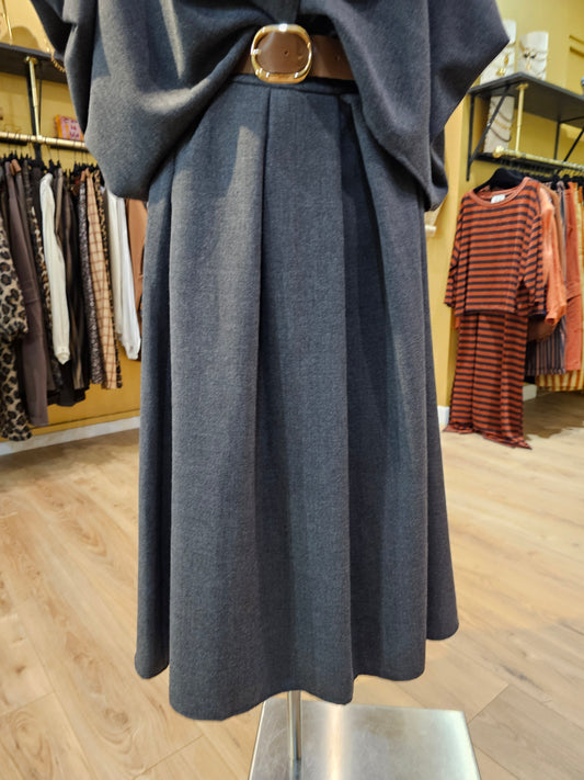 Jupe anthracite Johanna Paris