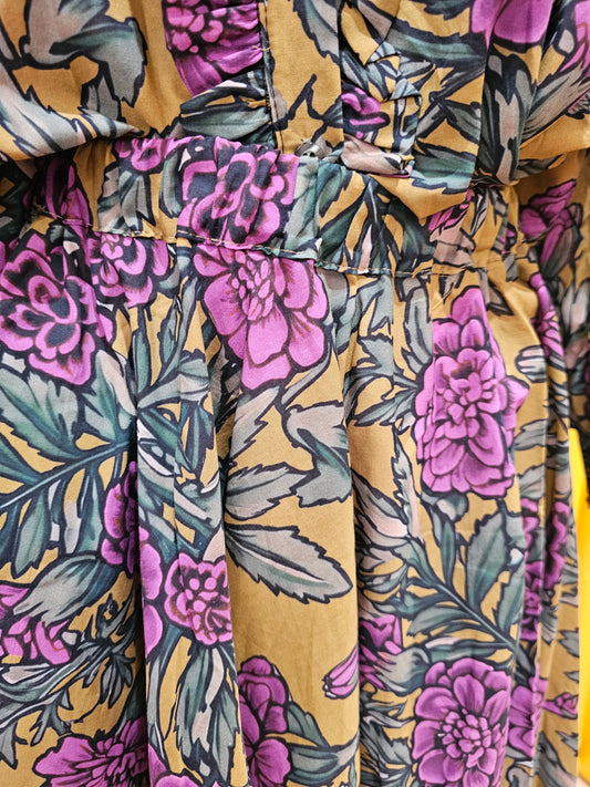 Jupe fleurie johanna paris