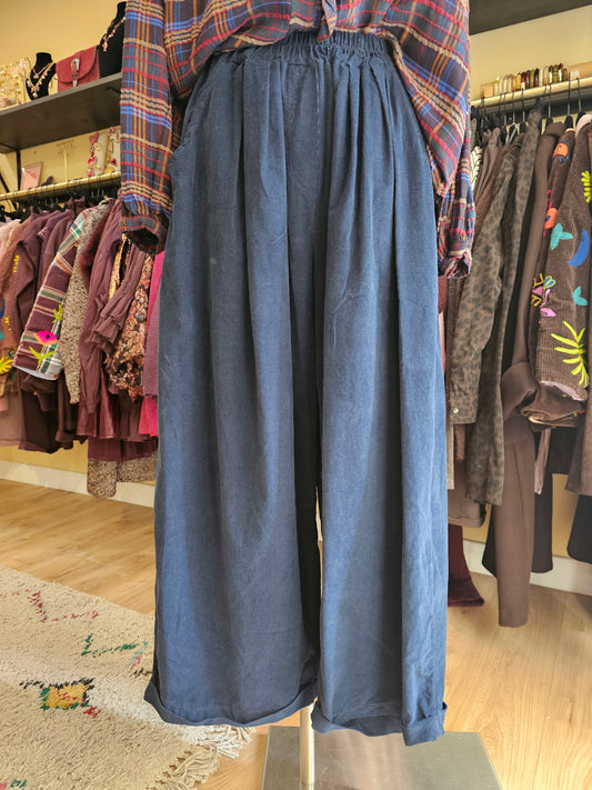 Pantalon large velours Johanna Paris