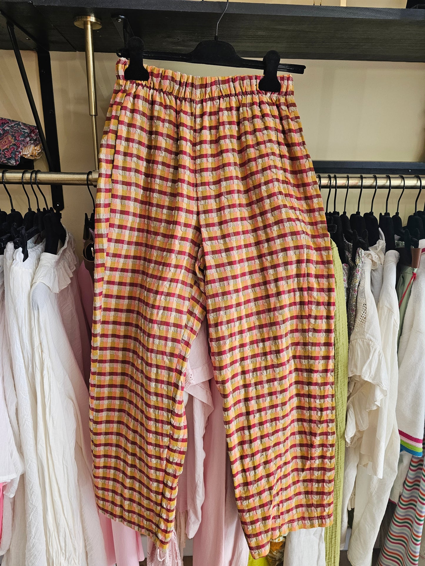 Pantalon à carreaux Johanna Paris