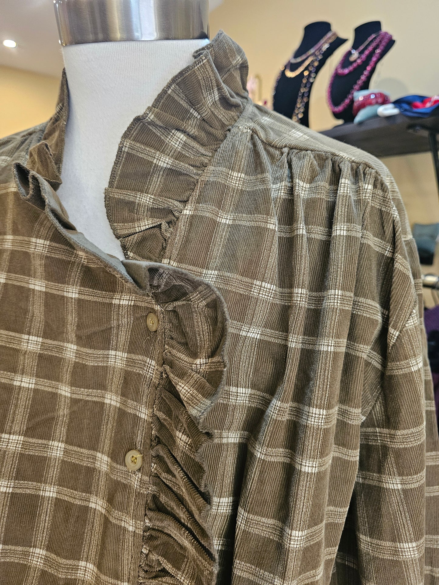 Chemise col volanté Johanna Paris