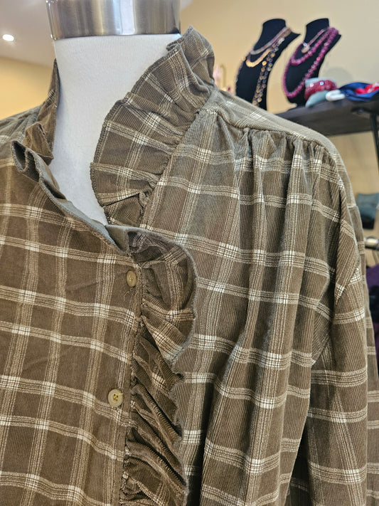 Chemise col volanté Johanna Paris