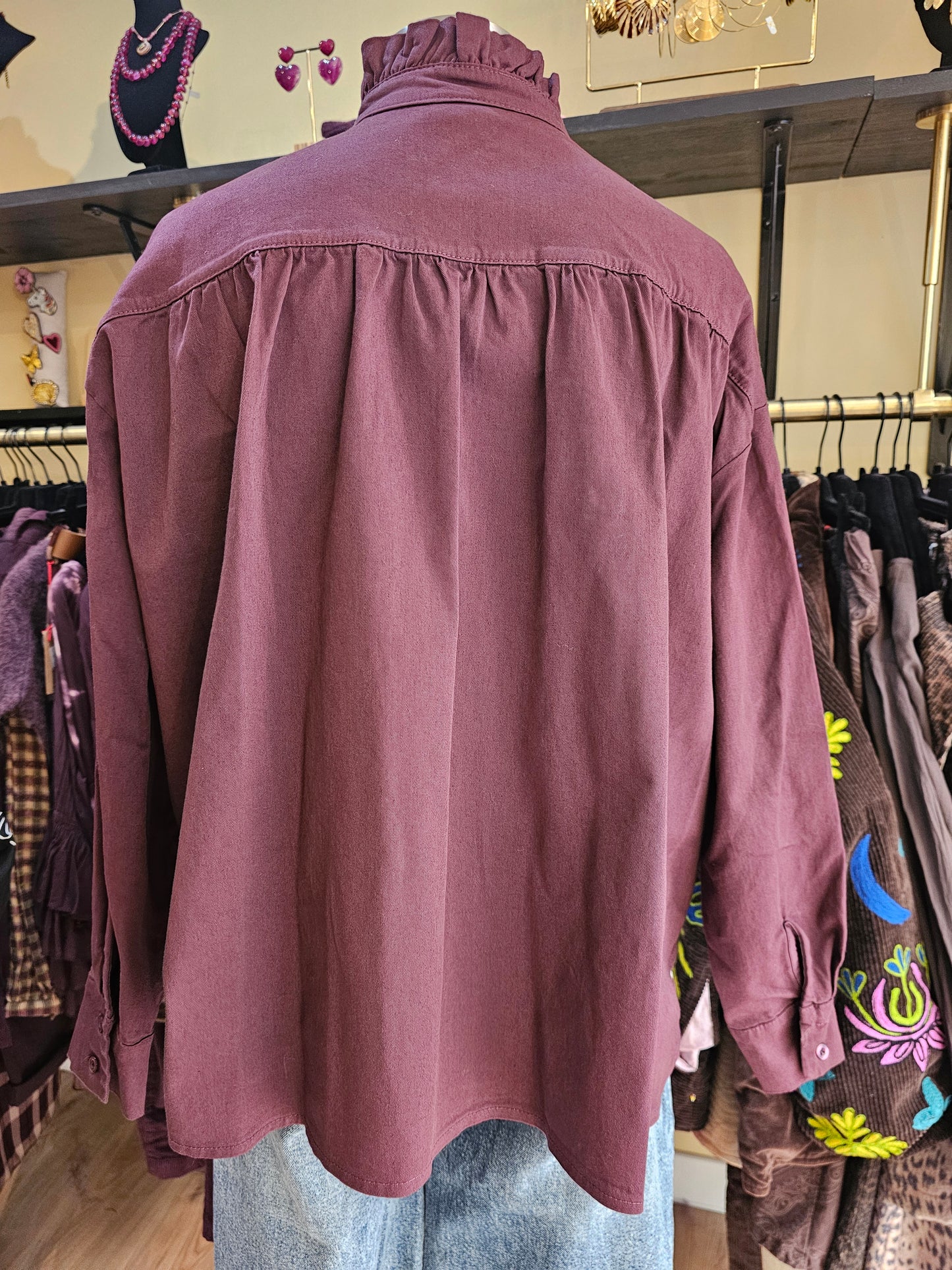 Chemise prune