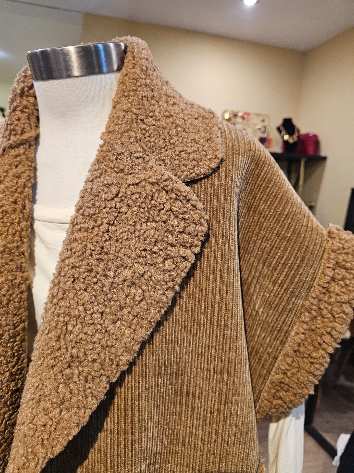 Gilet sans manche velours Johanna Paris