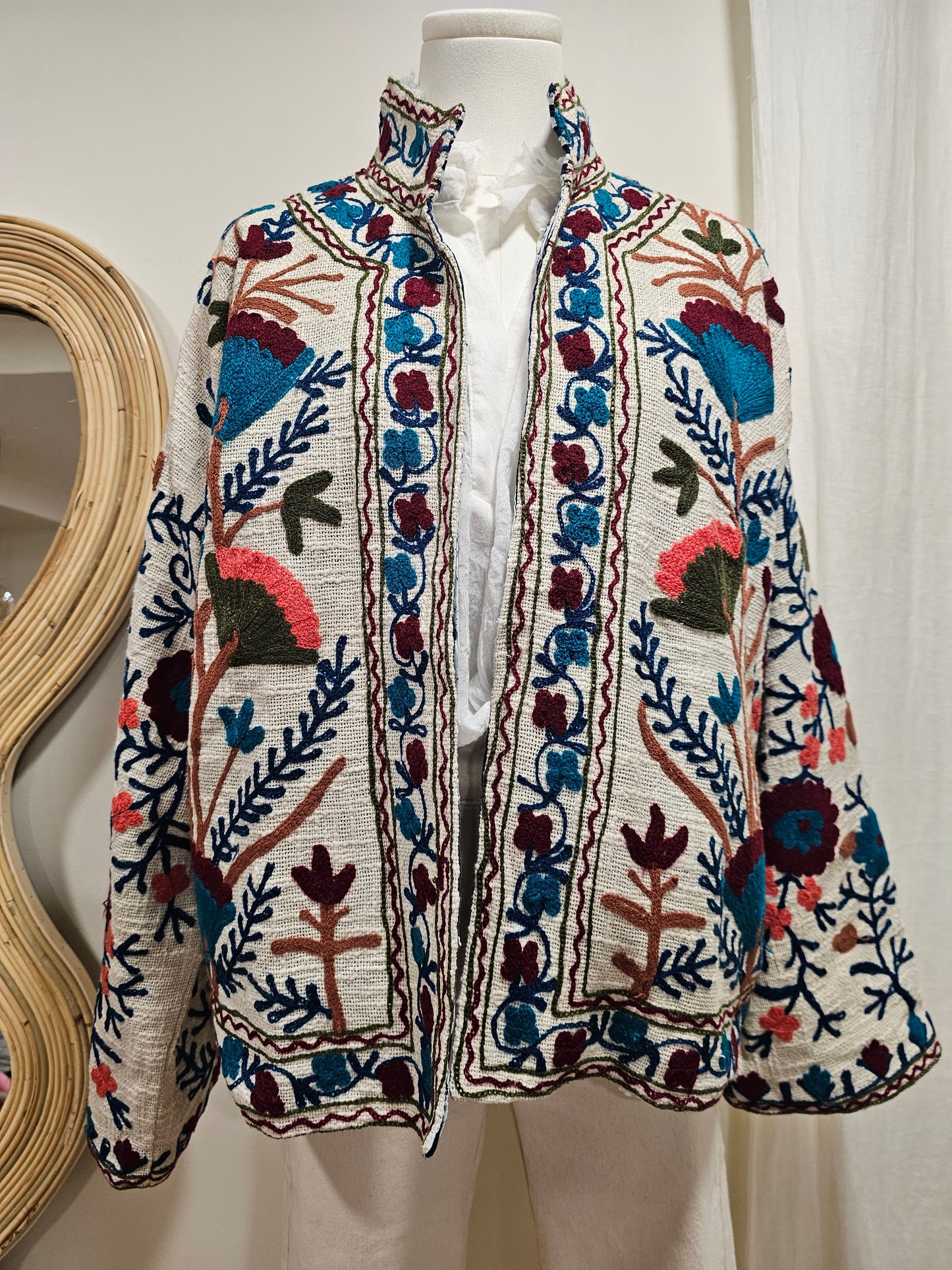 Veste brodée Johanna Paris