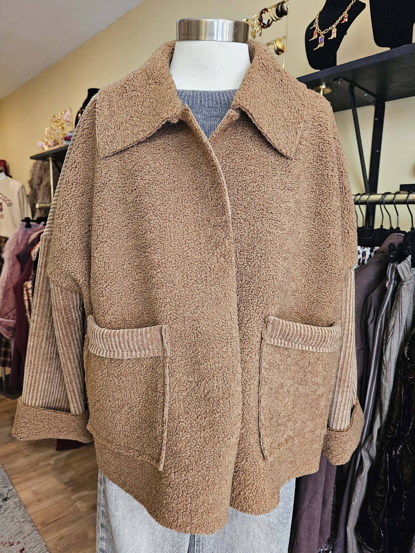 Veste camel Johanna Paris