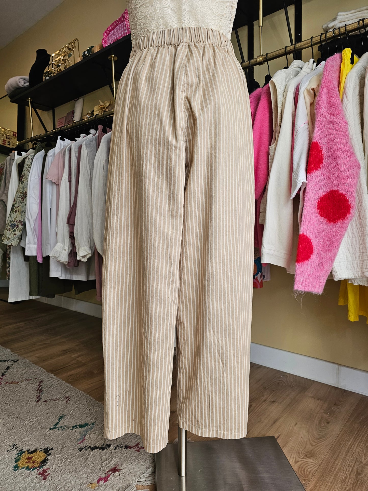 Pantalon magique rayé Johanna Paris