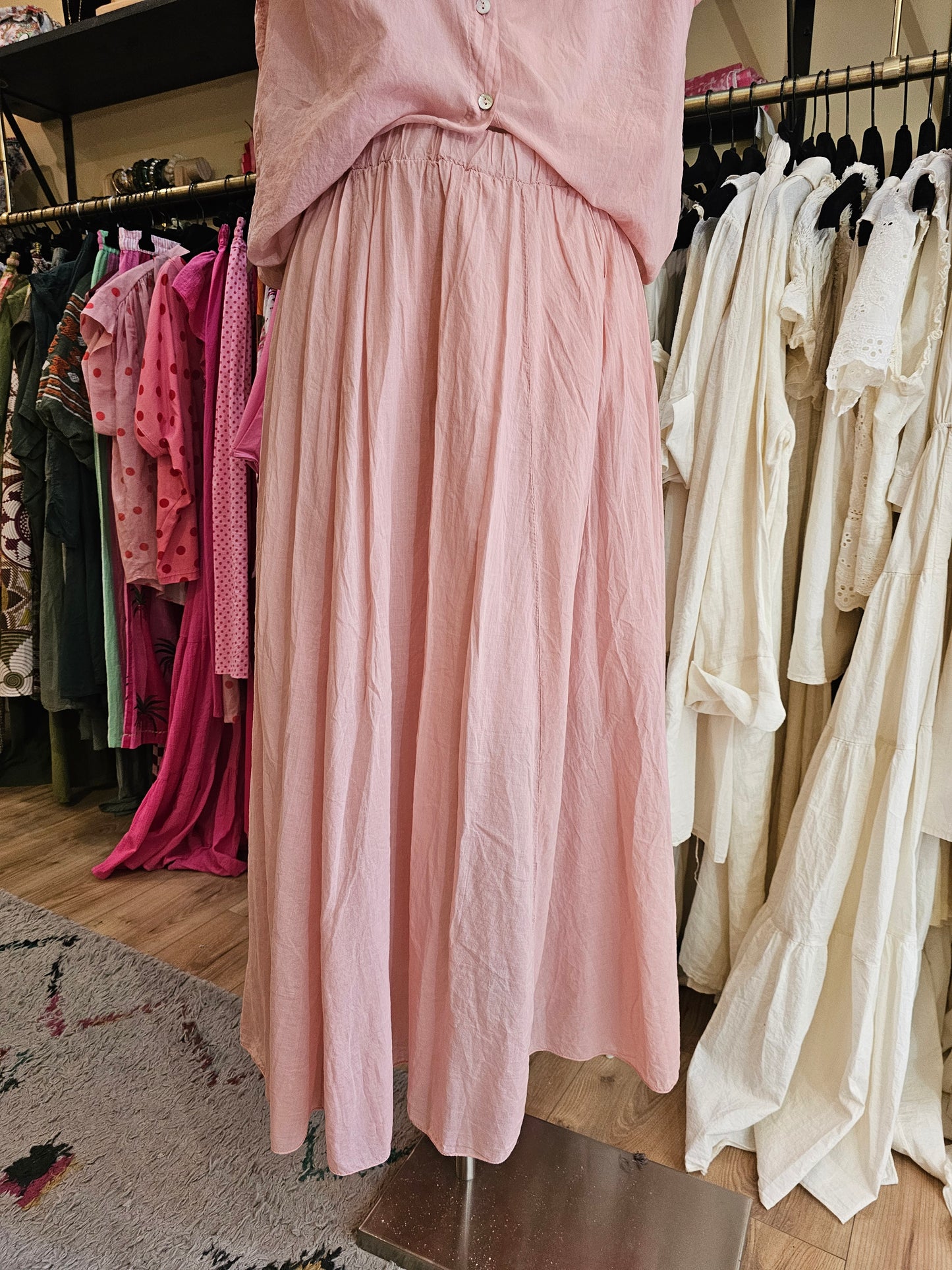 Jupe voile de coton johanna paris
