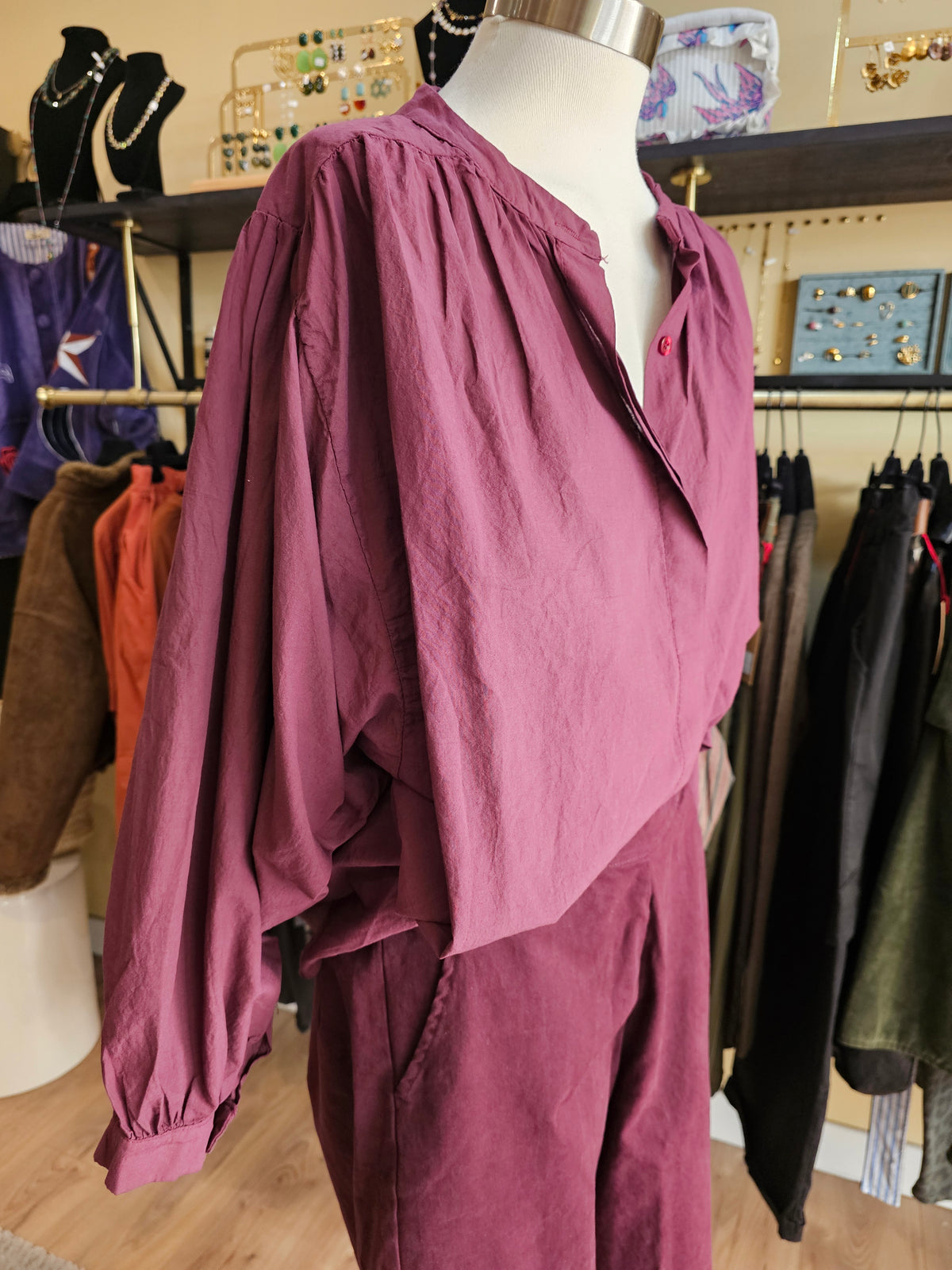 Chemise prune