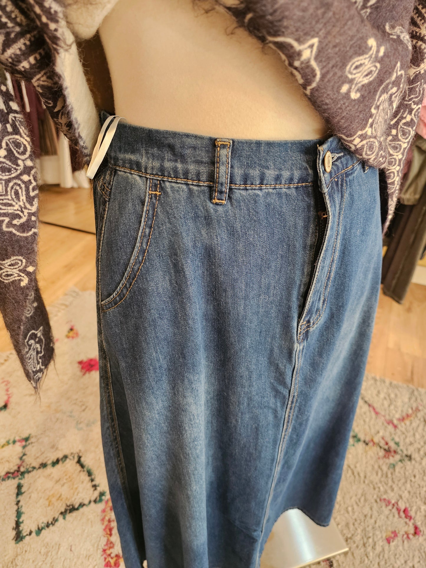 Jupe en jean Johanna Paris