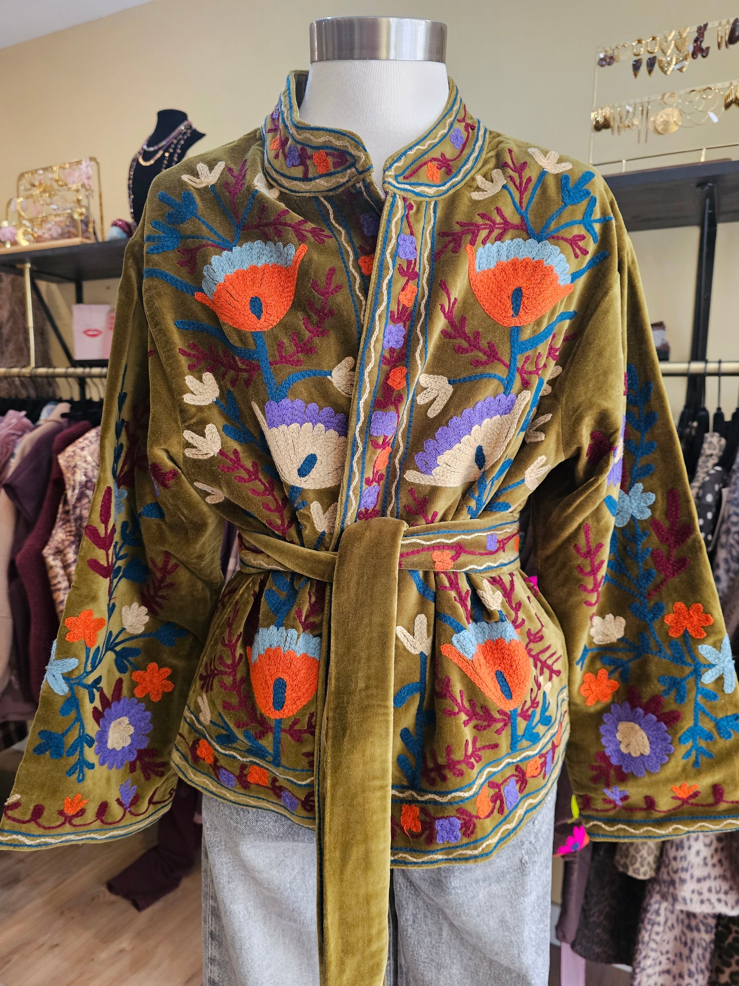 Veste brodée Johanna Paris