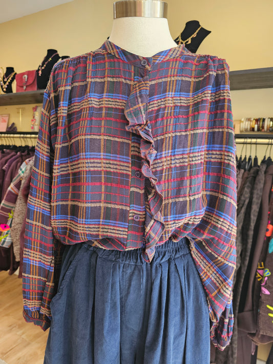 Chemise à carreaux